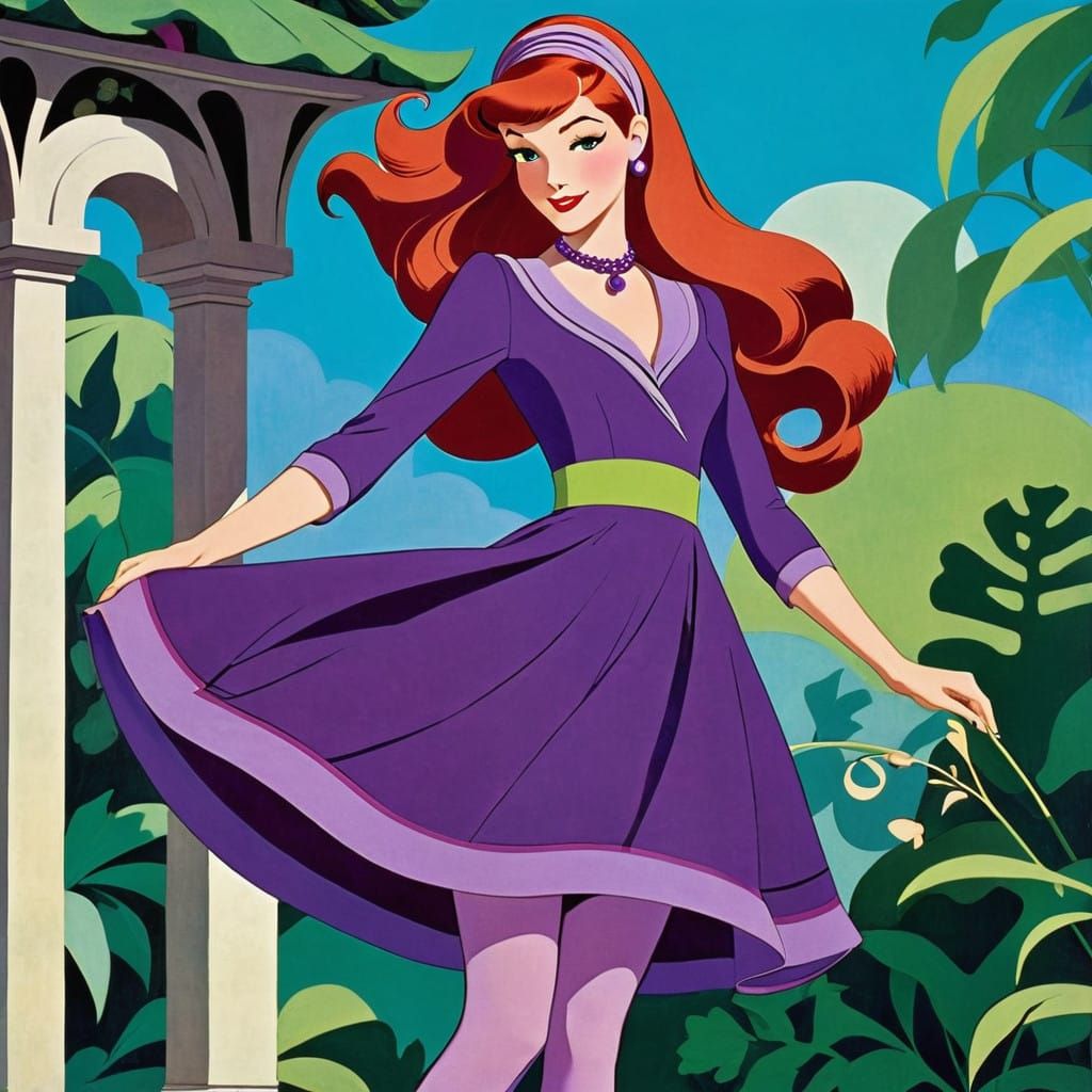 Ethereal Art Nouveau Goddess