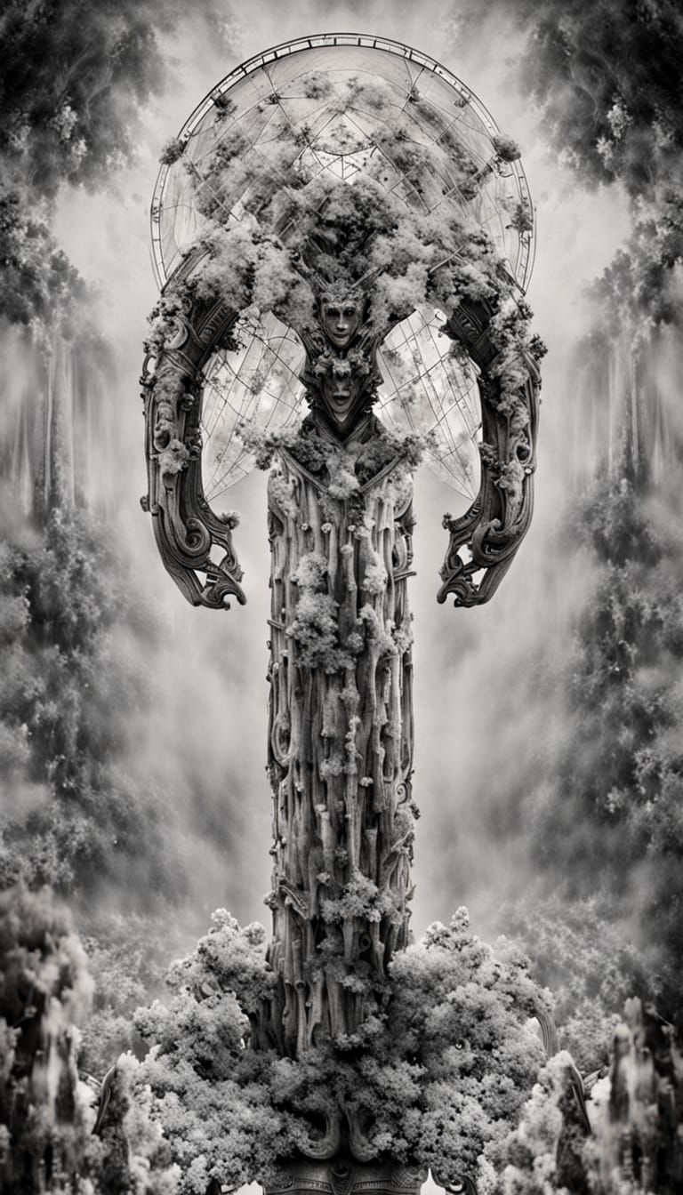 Photo Realistic Image of Nuclear Golem and Kitty