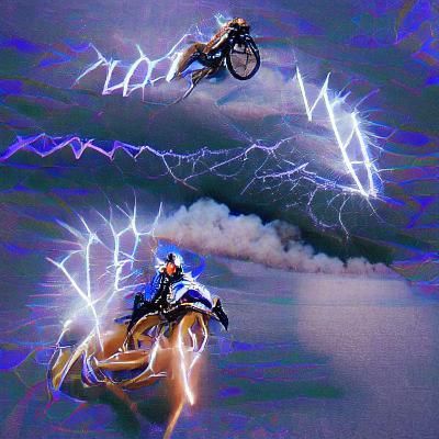 Dramatic Lightning Strike at Night