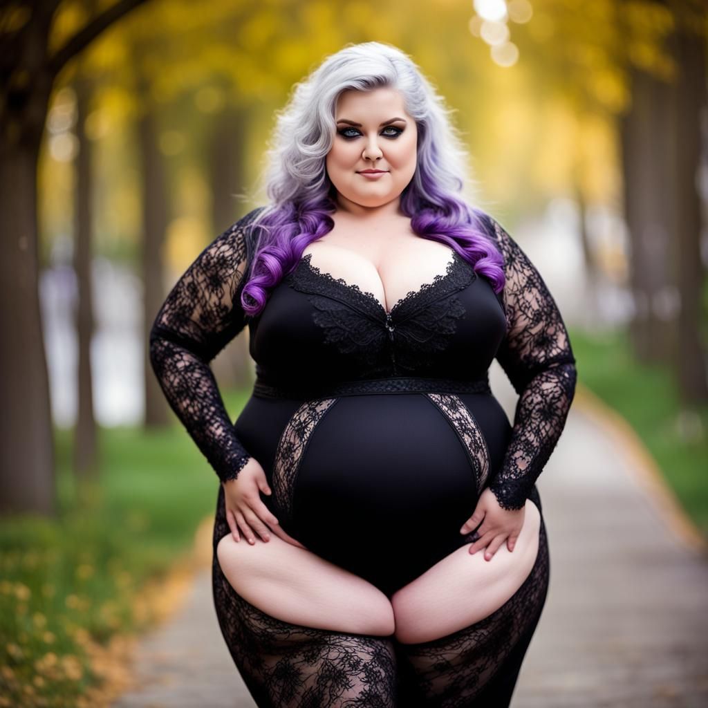 cute bbw silver hair