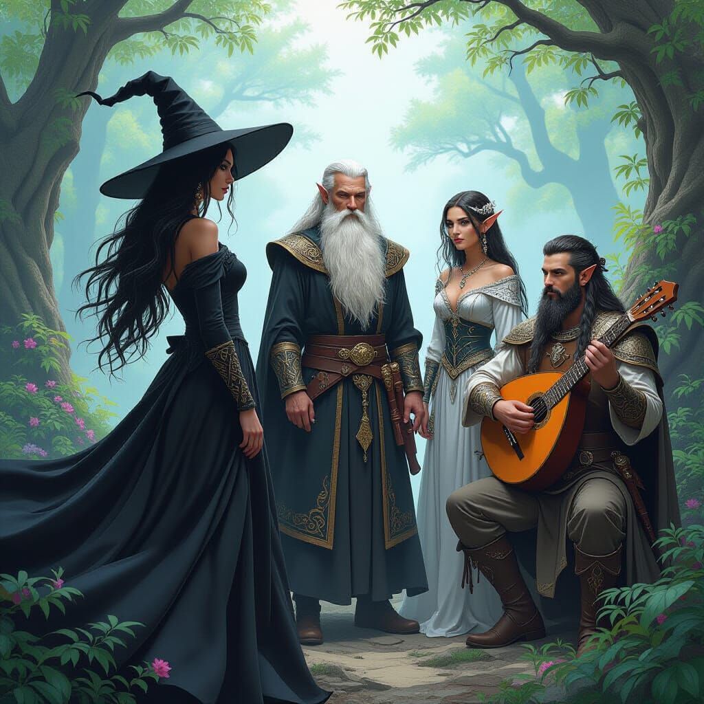 Magical Gathering in a Mystical Realm