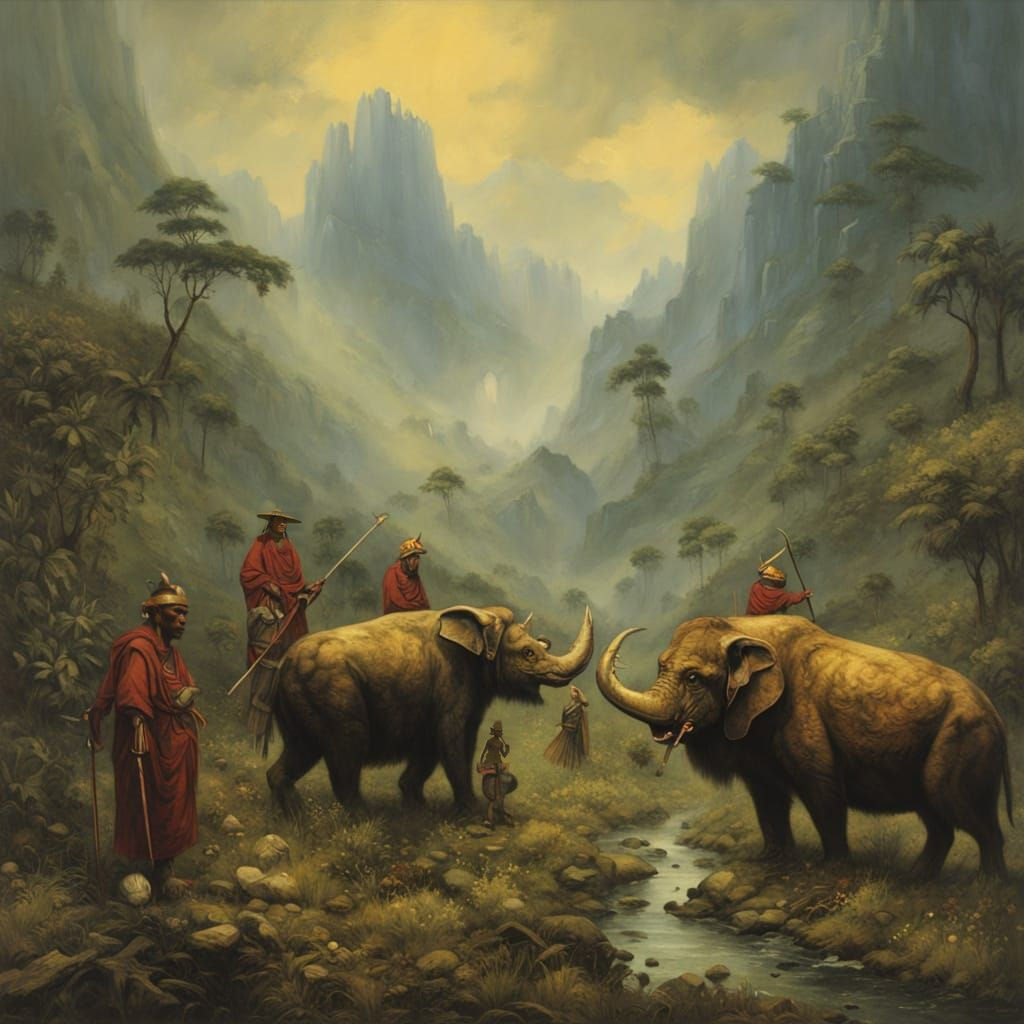 Epic Ancient Indonesia Concept Art