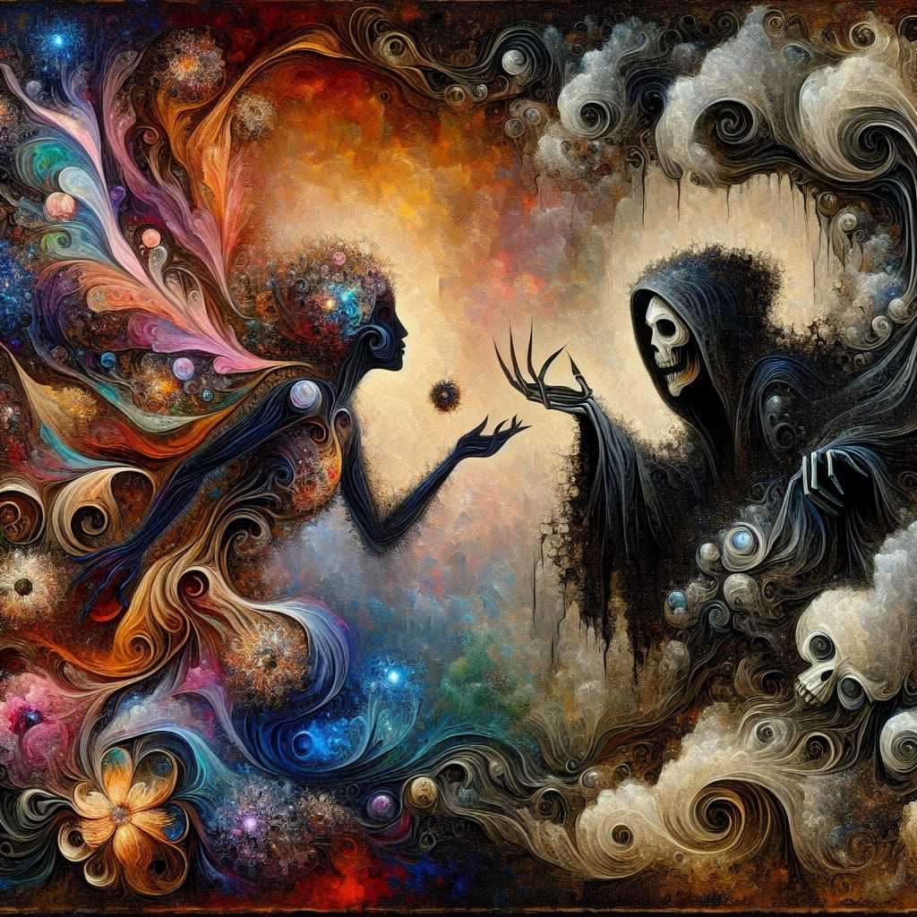 Life asked Death 'Death, why do people love me but hate you?...