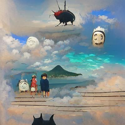 Anime Character Portrait in Studio Ghibli Style