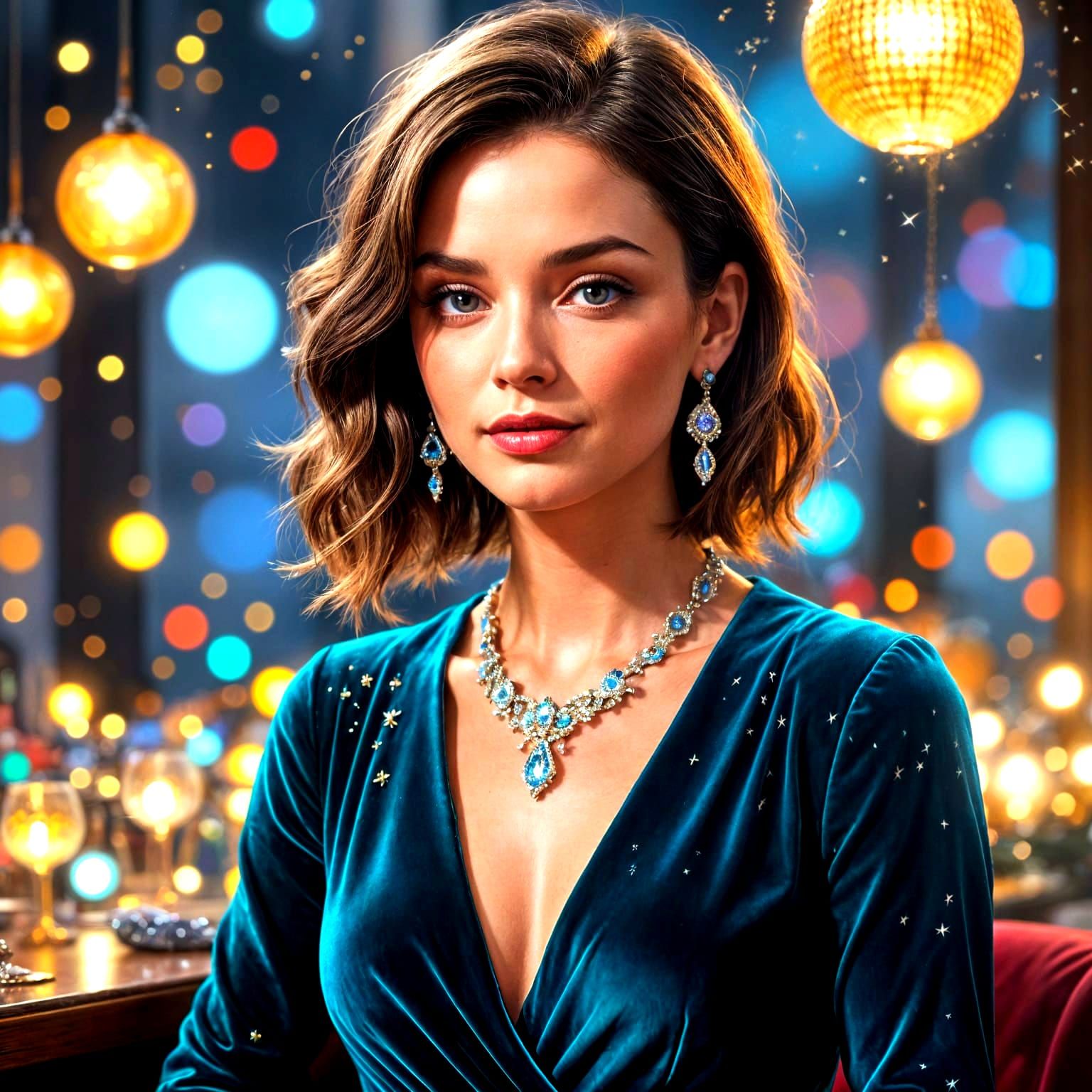 Luxurious Velvet Dreams in High Fashion Style