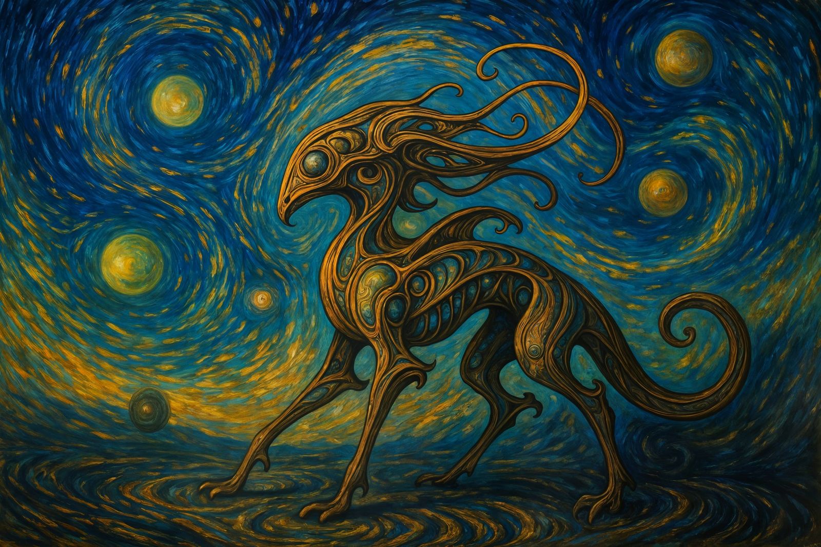 Cosmic Whimsy in Hyper-Real Dreamscapes