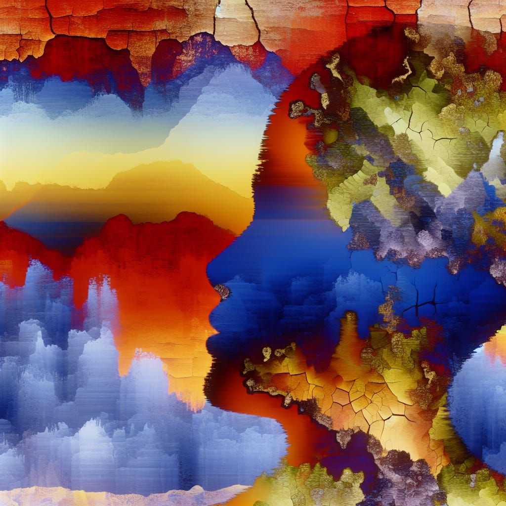 Surreal Concept Art with Vibrant Colors