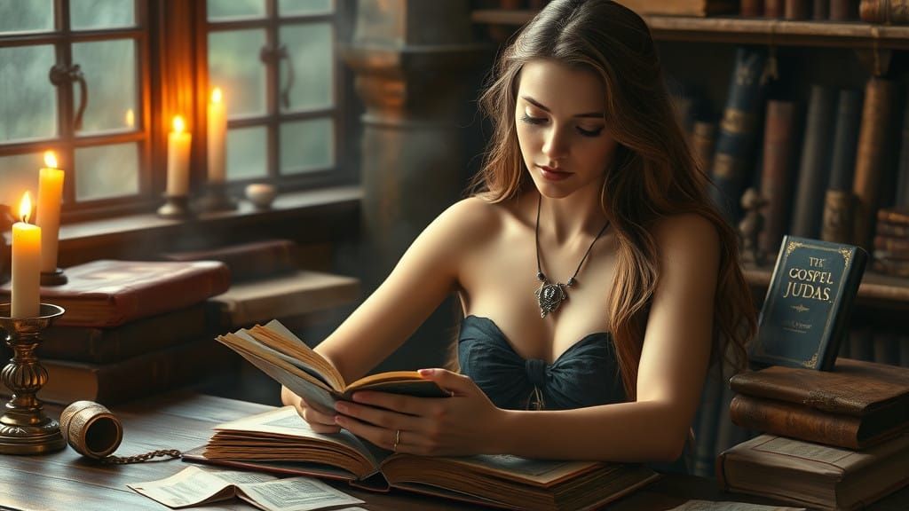 Serene Scholar of Ancient Tomes