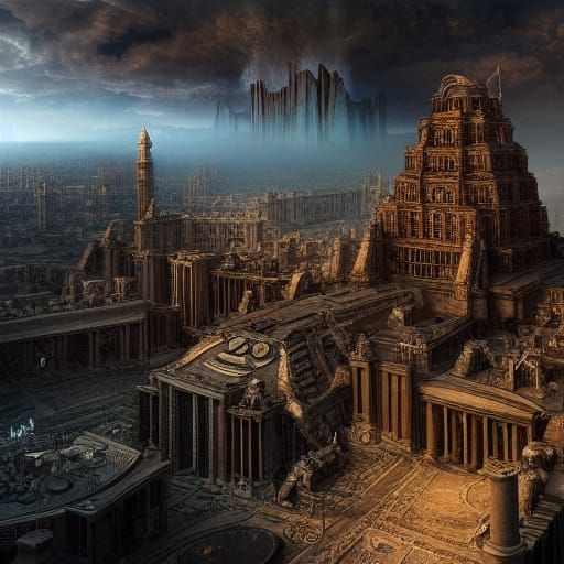 Epic Tartarus: Dramatic Digital Matte Painting