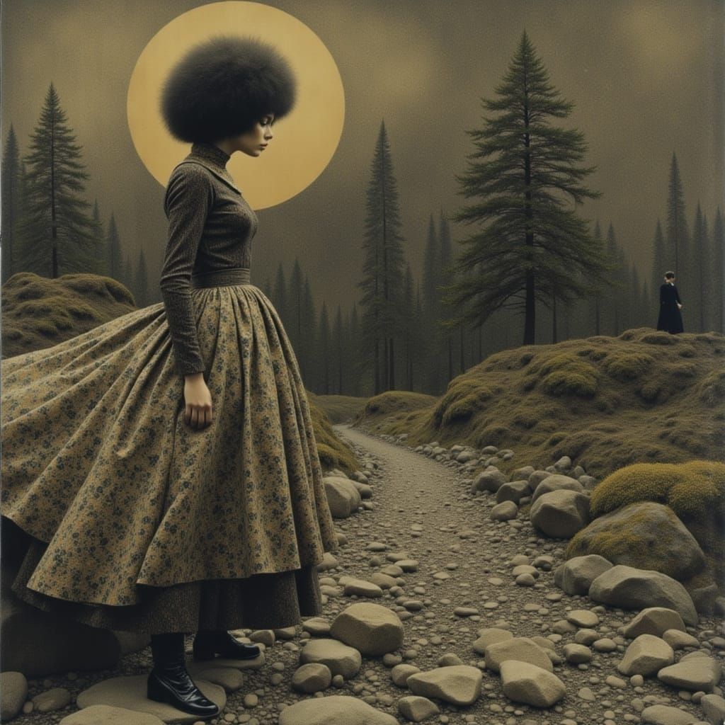 Surreal Feline Psychosis in Dreamlike Atmosphere