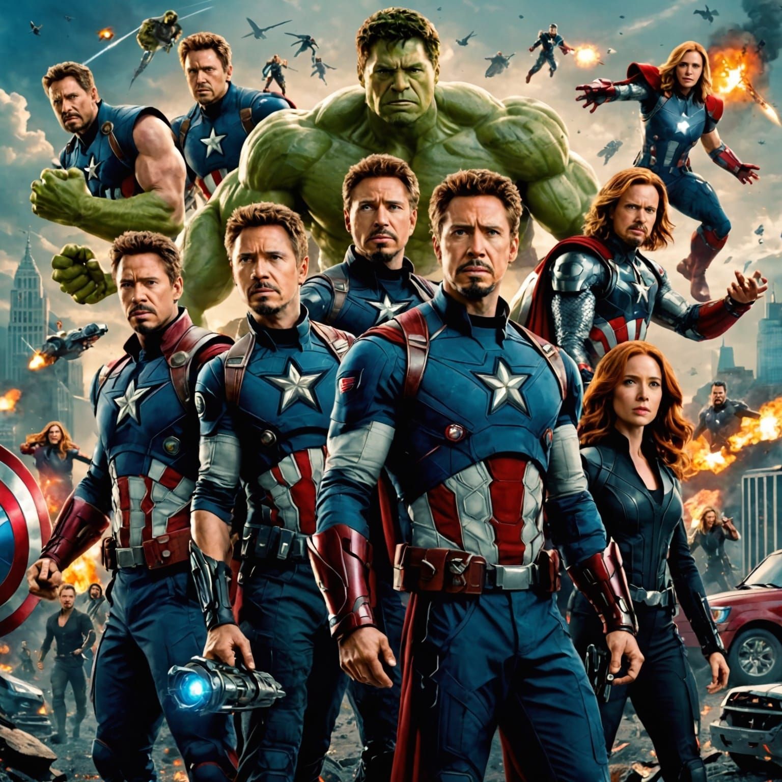 The Avengers Assemble in Epic Fan Art