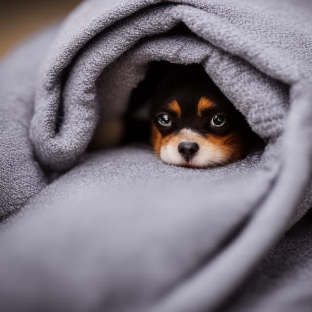 Bug Snuggled in Rug: Professional Photography