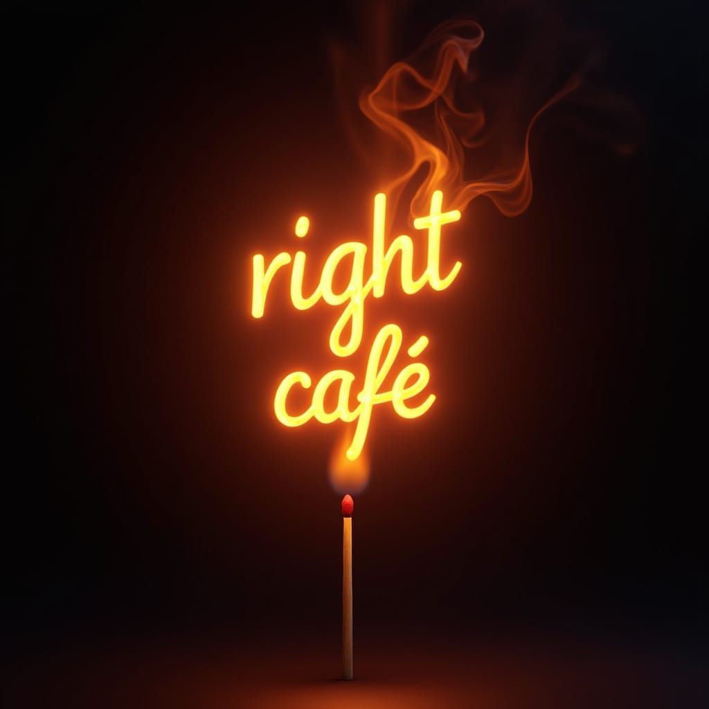 Fiery 3D Render: "ight cafe" in Flame