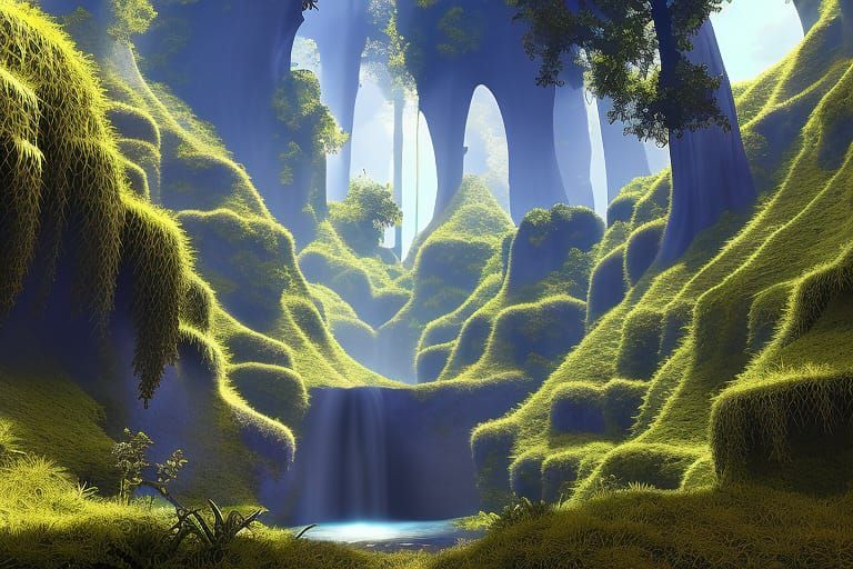 Eldritch Jungle: Animal-Plant Hybrid Horror Landscape