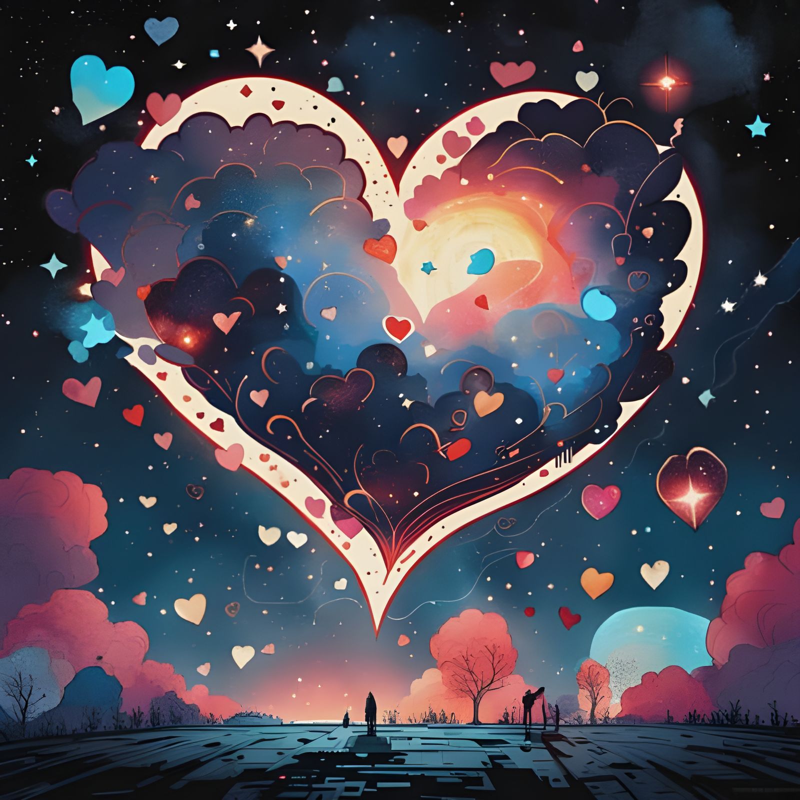 Ethereal Otherworldly Scene