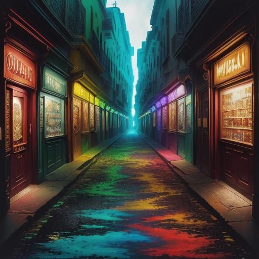 Pompeii Eruption: Photorealistic Surrealism in Oil