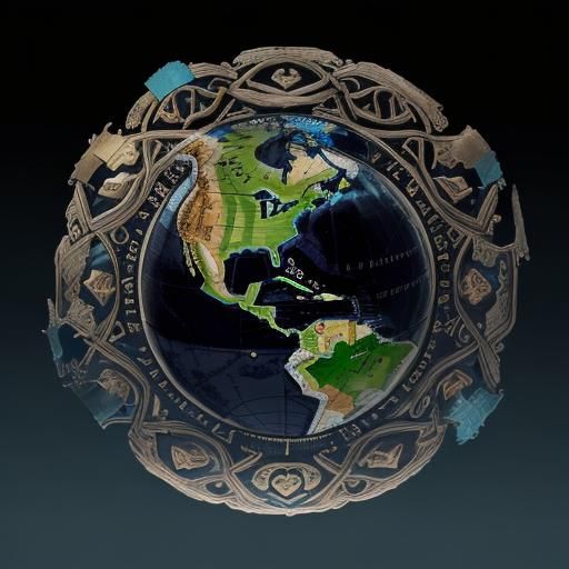 Historical Painting of People Around Campfire