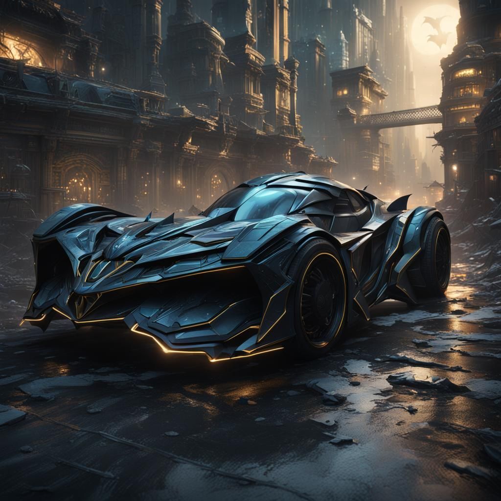 Batman of the Future: Detailed Matte Painting