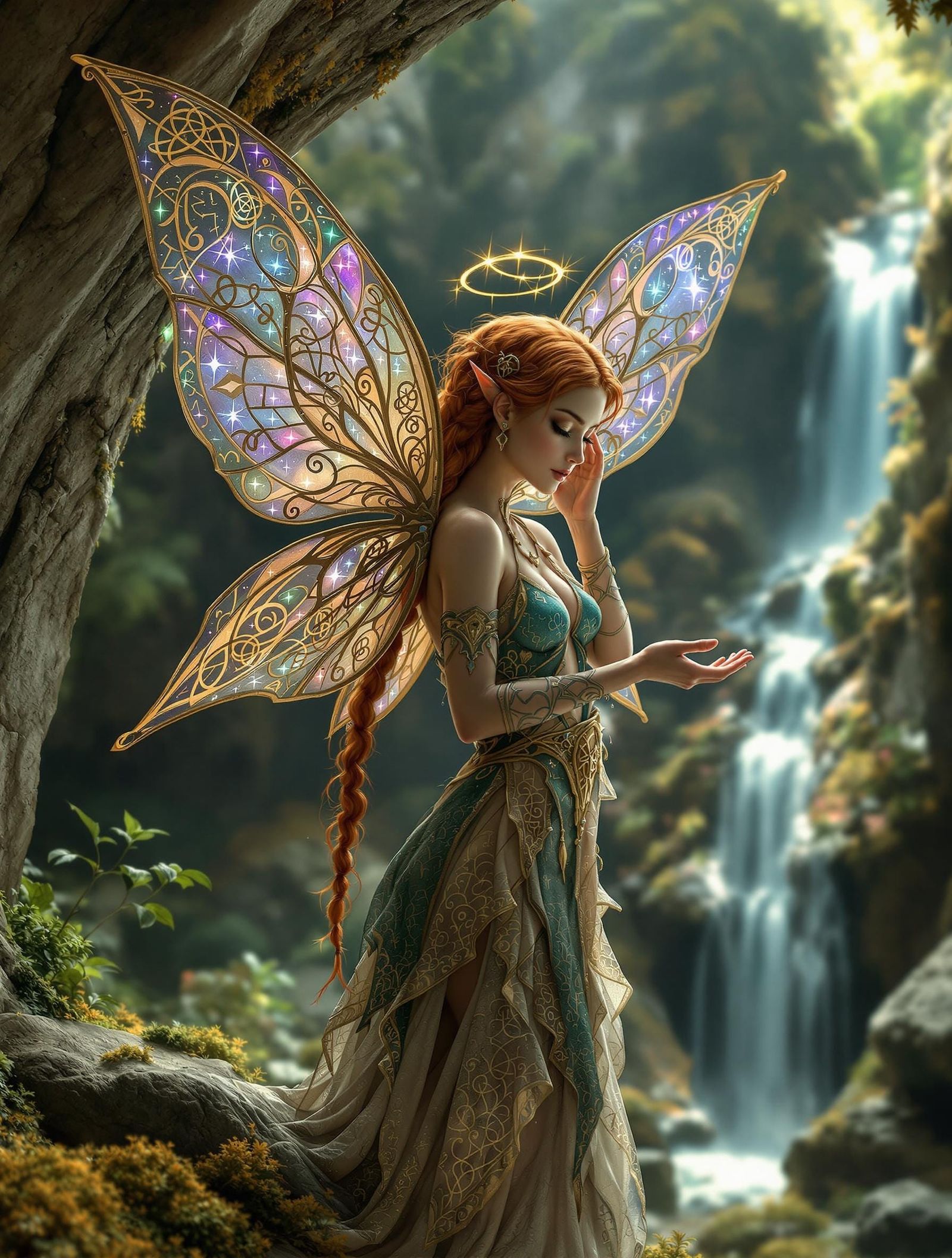 Fairy Guardian at Woodland Grotto Entrance