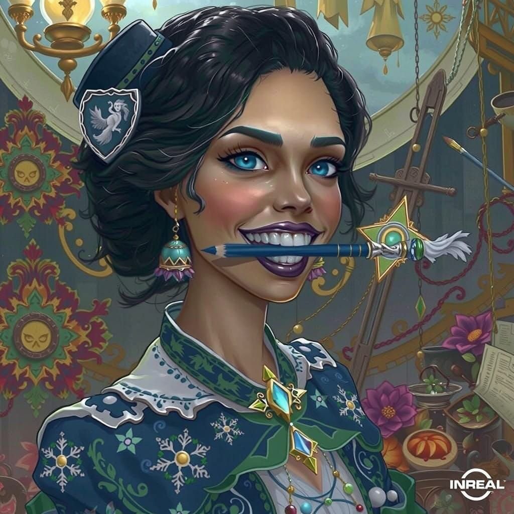 Whimsical Artist Creates Enchanting Art in Dreamlike Setting