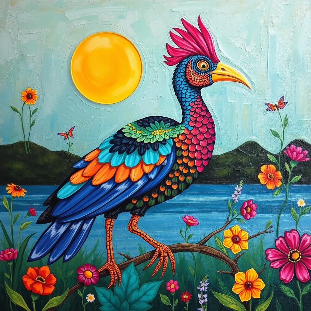 Unknown extinct bird