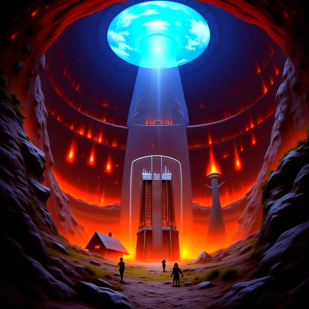Village at Earth's Core in Fire-Resistant Dome