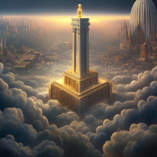 Epic New Jerusalem Descending: Digital Matte Painting