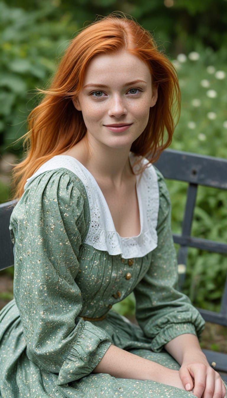 Ginger Beauty in English Garden