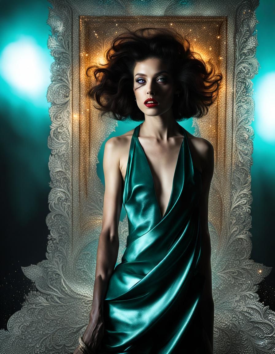 Extravagant Alien Characters in Bizarre Cosmic Dreamscape