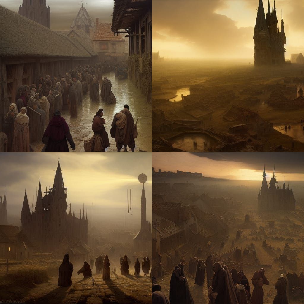 Medieval Village Decimated by the Black Plague