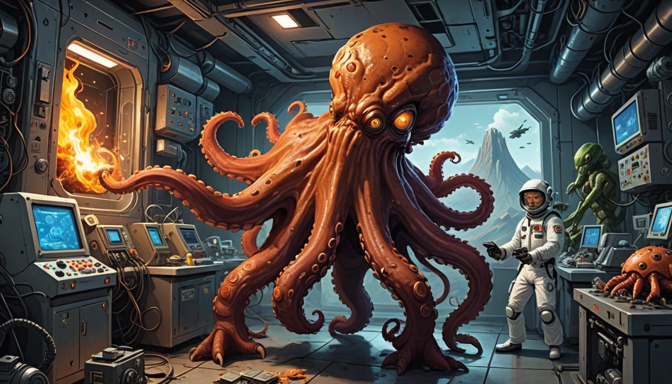 Mad Scientist's Time Machine Unleashes Chaos