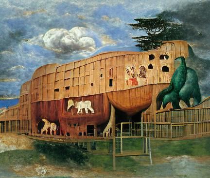 Noah's Ark: A Raphael-Inspired Masterpiece