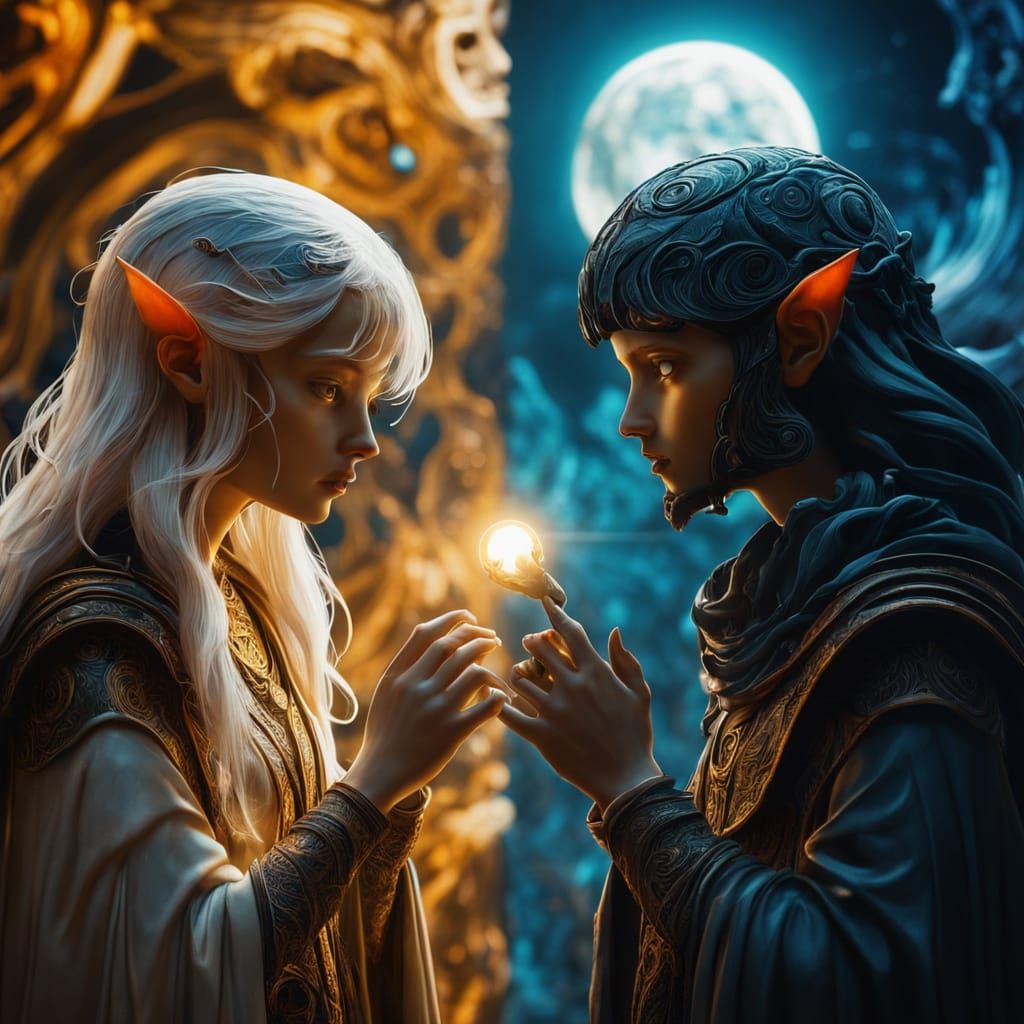 Angels and Demons in Abstract Conceptual Art