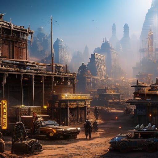 Sheliak II: A few of the mysterious ruined cities are used b...