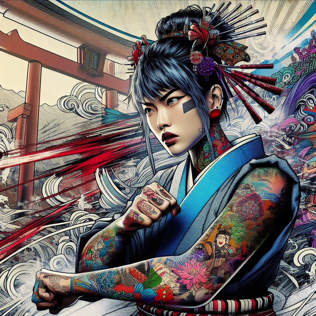 Beautiful badass Japanese