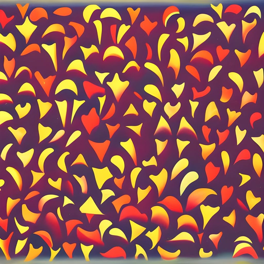 Surrealist Tiling Pattern in Dali Style