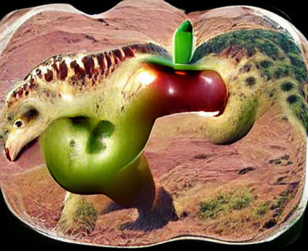 Dinosaur Textured Apple: A Prehistoric Fruit