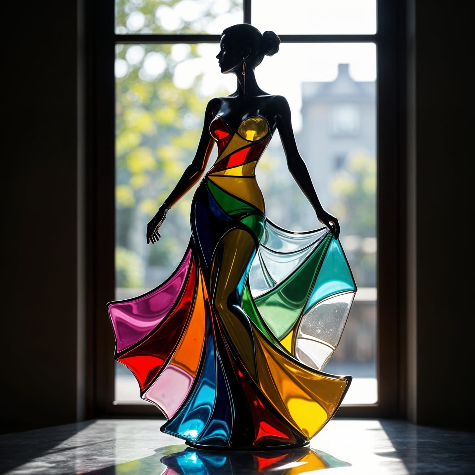 Dress of glass
