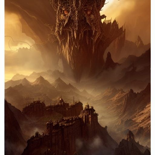 Epic Dungeons and Dragons Digital Matte Painting