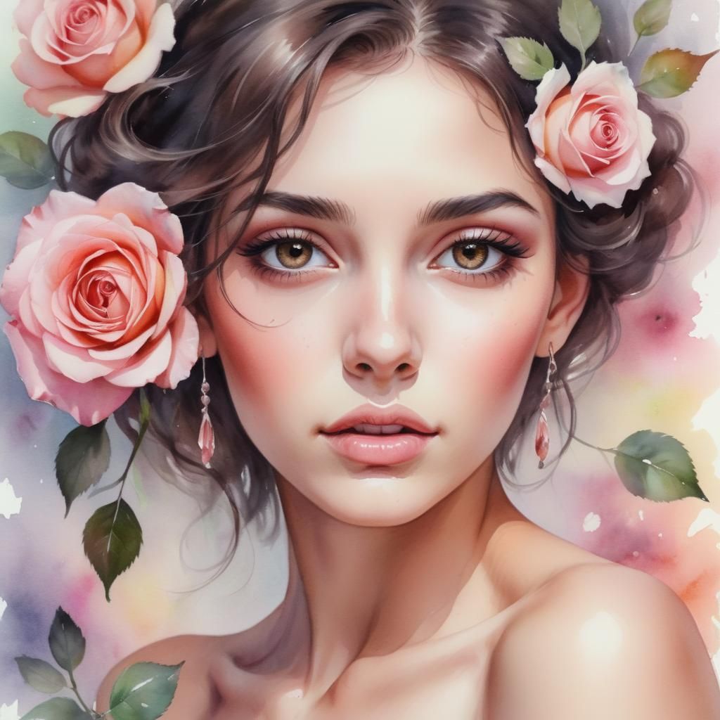 Rose Flower Girl