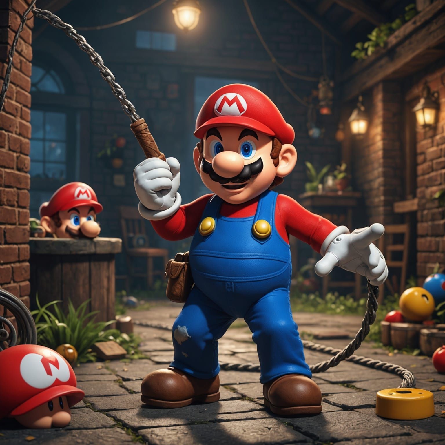 Dark Mario: A Disturbing Reimagining in Digital Art