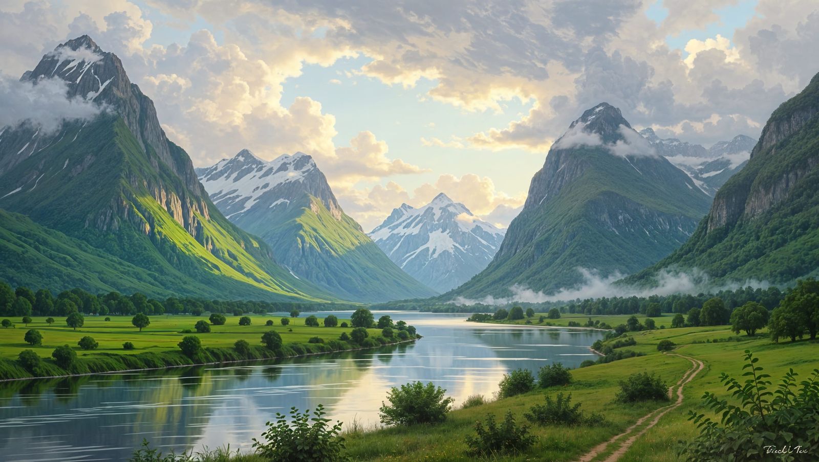 Breathtaking Vista of Natural Beauty