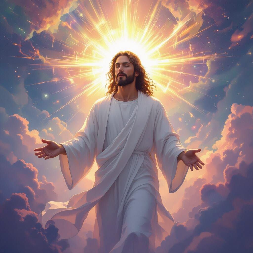 Divine Light: Holy Spirit in Anime Style