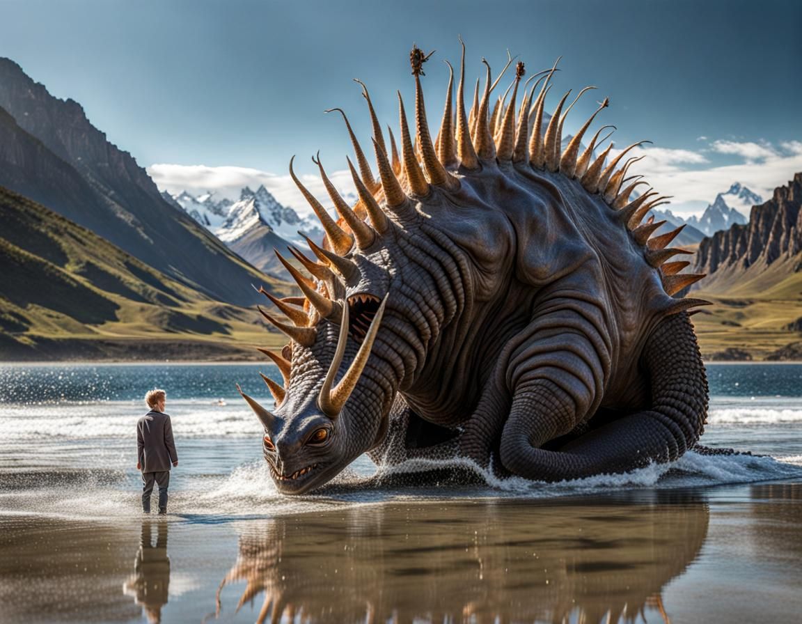 Surreal Alien Restaurant Celebration in Ethereal Light