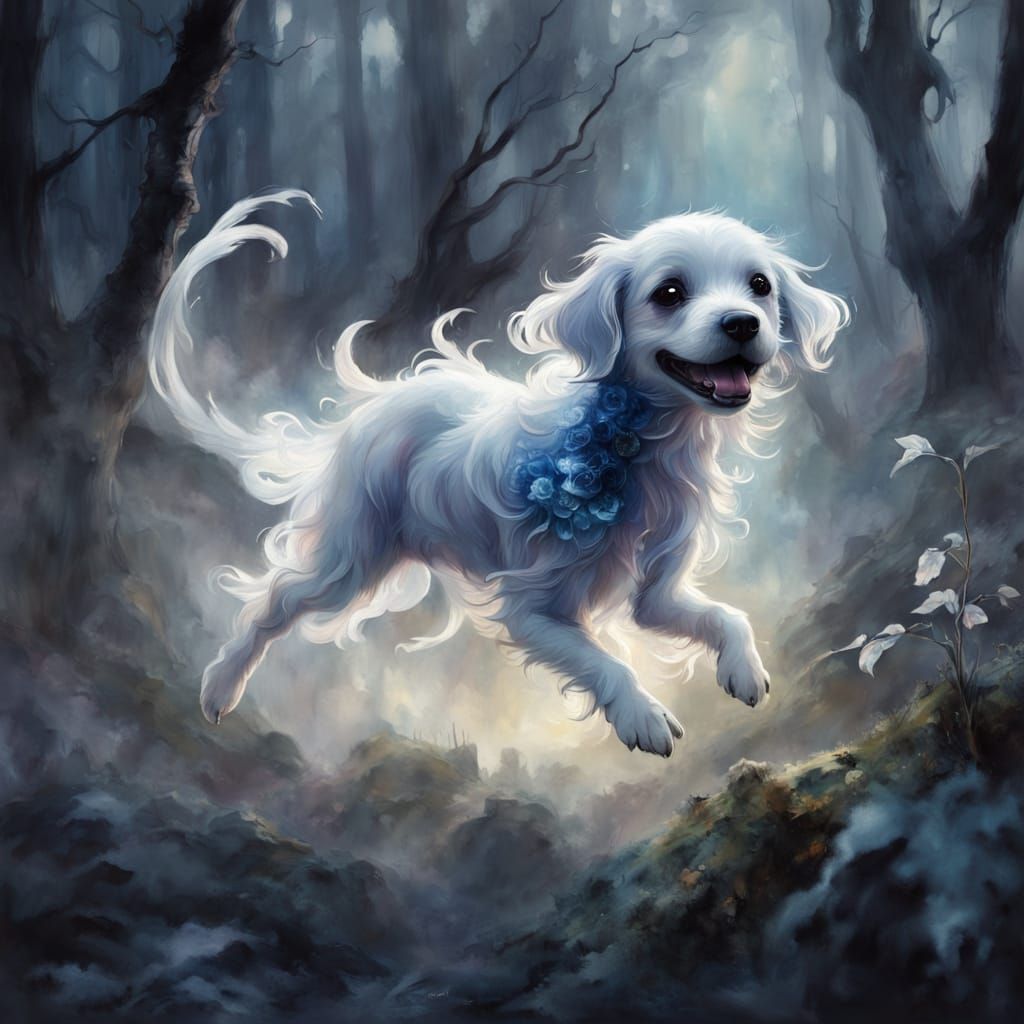 Ghost Puppy dog.