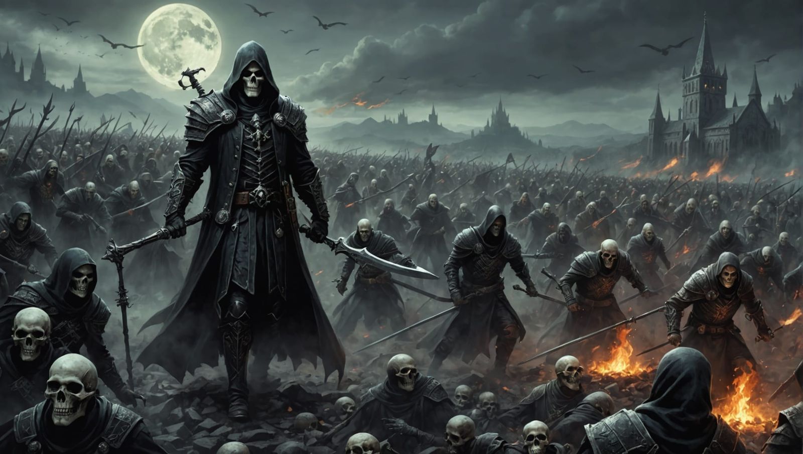 Necromancer Summons Undead Army