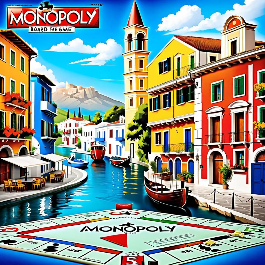 Monopoly Board Game: A European Tour