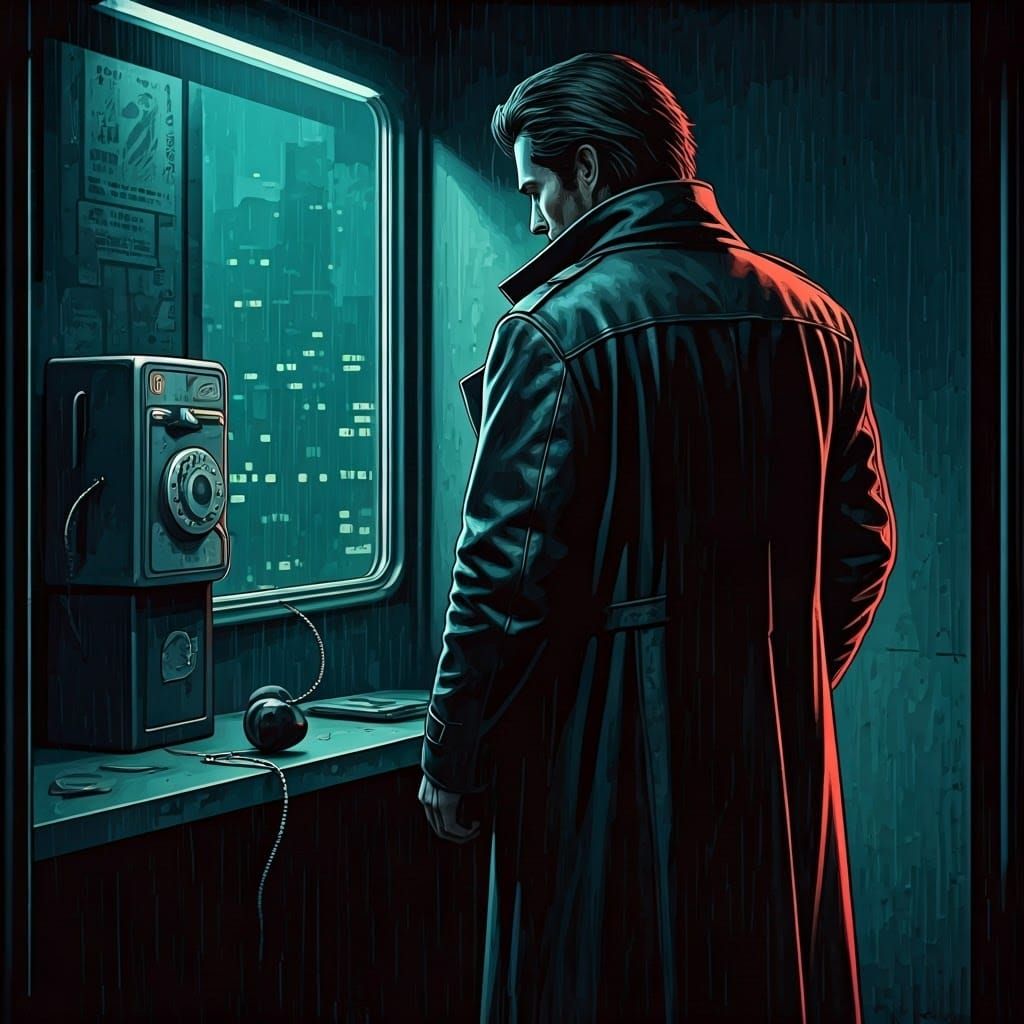 Atmospheric Personal Jesus in Gritty Futuristic Style