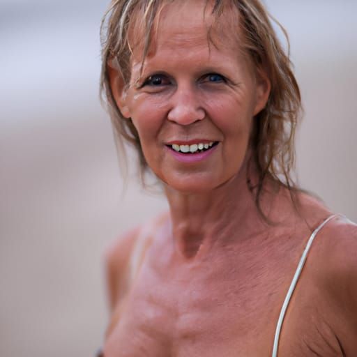Woman in Bikini on Beach: Professional Photography