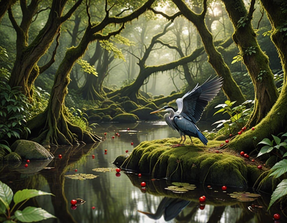 Faery Island in Sleuth Wood Lake